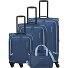  Corsiica 4 roulettes Set de valises 4 pièces Modéle blue