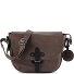  Urban Poets Sac à bandoulière Cuir véritable 20 cm Modéle stone grey
