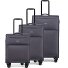  Jupiter 4X 4 roulettes Set de valises 3 pièces Modéle excaliburgrey