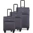  Jupiter 4X 4 roulettes Set de valises 3 pièces Modéle excaliburgrey