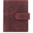  Porte-monnaie Vintage Original RFID en cuir 8 cm Modéle rusty red