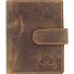  Porte-monnaie Vintage Original RFID en cuir 8 cm Modéle sahara tan