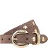  Ceinture à rivets Cuir véritable Modéle medium grey | 90 cm