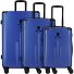  4 roulettes Set de valises 3 pièces Modéle blue