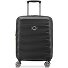  Meteor 4 roulettes Trolley de cabine 55 cm avec soufflet d'extension Modéle black