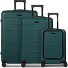  London 4 roues Set de valises 3 pièces avec soufflet d'extension Modéle petrol