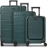  London 4 roues Set de valises 3 pièces avec soufflet d'extension Modéle petrol