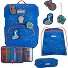  Neo Exklusiv Superflash Set de cartables 4 pièces Modéle Blue Dino