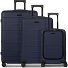  London 4 roues Set de valises 3 pièces avec soufflet d'extension Modéle dark navy
