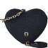  Fashion Sac à bandoulière Cuir véritable 20 cm Modéle cosmic blue