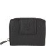  Hirsch Ida Porte-monnaie en cuir RFID 12,5 cm Modéle schwarz