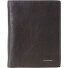  Jefferson BillFold V8 Porte-monnaie en cuir 10,5 cm Modéle dark brown