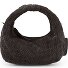  Greta Micro weave Sac à main Cuir véritable 20 cm Modéle dark brown 1
