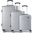  5330 4 roulettes Set de valises 3 pièces Modéle silber