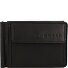  Porte-monnaie Primo en cuir 11 cm avec pince à billets Modéle schwarz