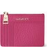  Bologna Leather Porte-clés en cuir 11,5 cm avec poche Air Tag Modéle hot pink
