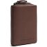  Floren Porte-monnaie Protection RFID Cuir véritable 11 cm Modéle dark taupe