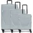  taska Set de valises à 4 roulettes 3pcs avec soufflet extensible Modéle grey