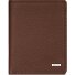  Porte-monnaie Leather Essentials HF en cuir RFID, 9,5 cm, à rabat Modéle cognac