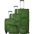  Cubis 4 roues Set de valises 5 pièces avec soufflet d'extension Modéle green