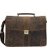  Porte-documents Vintage en cuir 38.5 cm Modéle brown