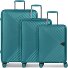  Gotthard Edition 4 roulettes Set de valises 3 pièces Modéle aqua metallic