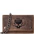  Biker Porte-monnaie Protection RFID Cuir 17 cm Modéle brown