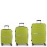  Shinyuu 4 roulettes Set de valises 3 pièces avec soufflet d'extension Modéle verde