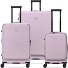  Florence 4 roues Set de valises 3 pièces avec soufflet d'extension Modéle lilac
