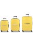  Shinyuu 4 roulettes Set de valises 3 pièces avec soufflet d'extension Modéle amarillo