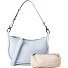  Bohemian Vibes Sac à bandoulière Cuir véritable 26 cm Modéle blue aura