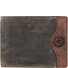  Porte-monnaie Hunter RFID cuir 12 cm Modéle khaki-brown