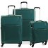  Speed 4 roulettes Set de valises 3 pièces avec soufflet d'extension Modéle smaragd
