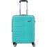  Future Plus 4 roulettes Trolley de cabine 55 cm avec soufflet d'extension Modéle turquesa