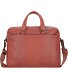  Black Square Attaché-case Cuir véritable 40 cm Compartiment ordinateur Modéle cuoio