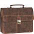  Porte-documents vintage en cuir 38 cm avec 2 compartiments principaux Modéle brown