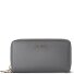  Bologna Leather XL Double Zip-Around Porte-monnaie RFID Cuir 20 cm Modéle grey