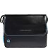  Blue Square Messenger Cuir 23 cm Modéle black