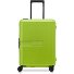  x United Colors of Benetton Color Block Hardside 4-pouces trolley cabine 55 cm Modéle lime