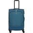  Umbria 4 roulettes Trolley M 67 cm avec soufflet d'extension Modéle petrol
