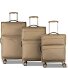  Kyoto 4 roues Set de valises 3 pièces avec soufflet d'extension Modéle beige