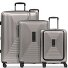  Essentials 14 4 roulettes Set de valises 3 pièces avec soufflet d'extension Modéle coffee grey metallic