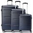  5583 4 roulettes Set de valises 3 pièces Modéle blau
