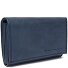  Avola Porte-monnaie Protection RFID Cuir véritable 14 cm Modéle navy