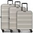 Pro PP 4 roues Set de valises 3 pièces '"avec soufflet d''extension"' Modéle light beige