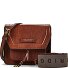  Elba Sac à bandoulière Cuir véritable 20 cm Modéle marrone