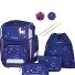  Ergolite Set de cartables 8 pièces Modéle navy
