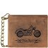 Porte-monnaie Vintage Bike en cuir 12 cm Modéle braun