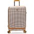  EZ Fashion 4 roulettes Trolley M 66 cm avec soufflet d'extension Modéle brown houndstooth