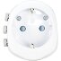  Adaptateur de voyage UE-Multinational Modéle weiß